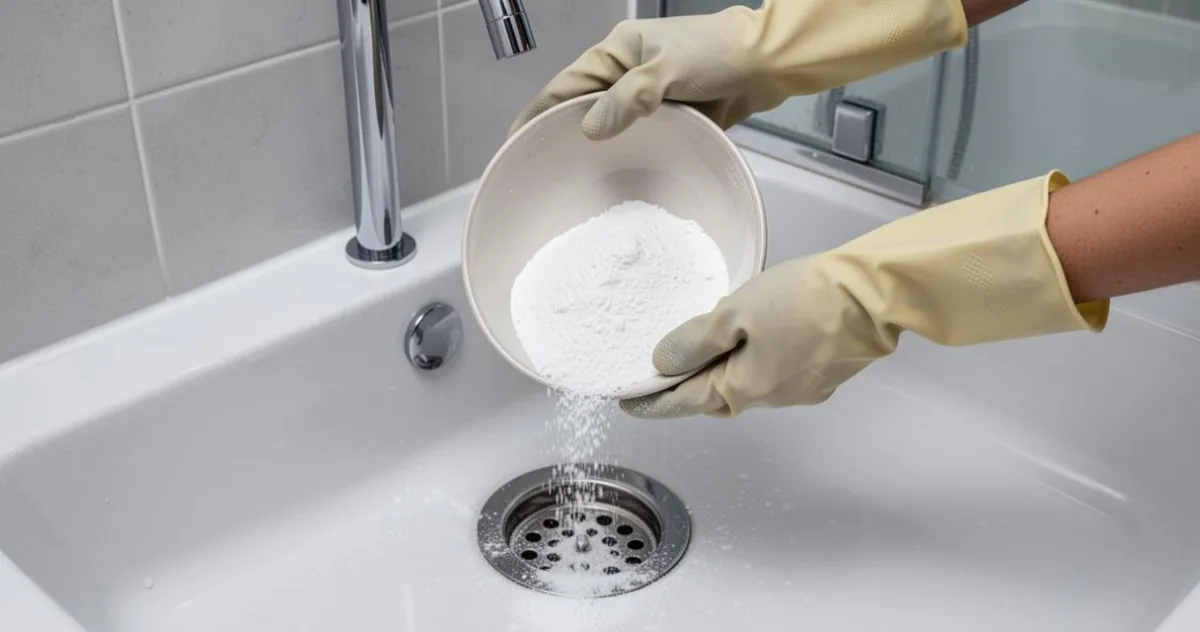 Adieu les produits chimiques : déboucher une douche avec du bicarbonate, du sel et du vinaigre – image 2