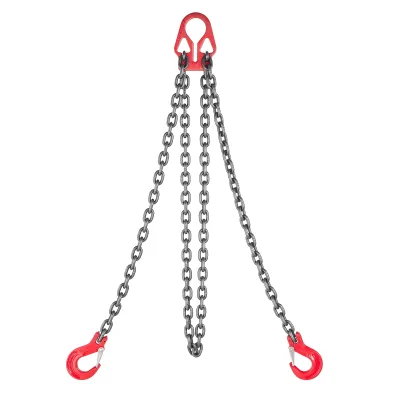 Chaîne de levage en acier, 2 crochets