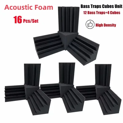 Mousse acoustique noire, pièges à basses