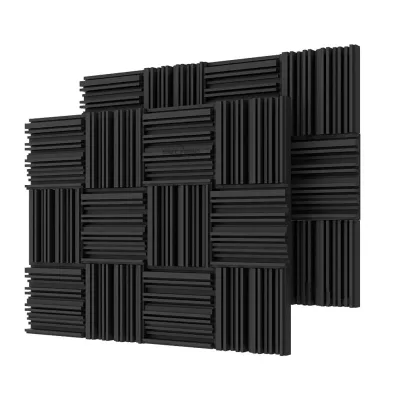 Panneaux acoustiques en mousse, lot de 24