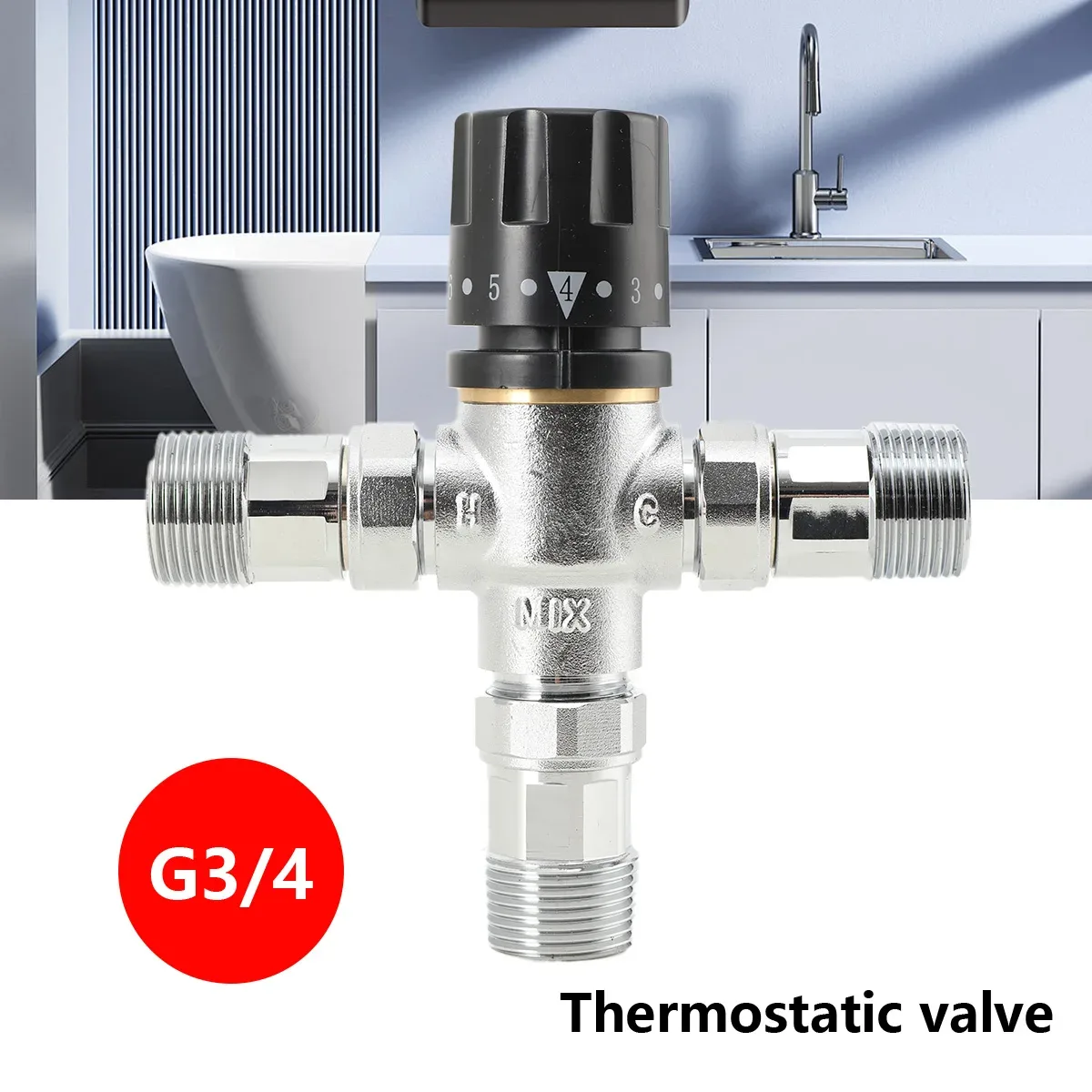 Vanne de mélange thermostatique DN20